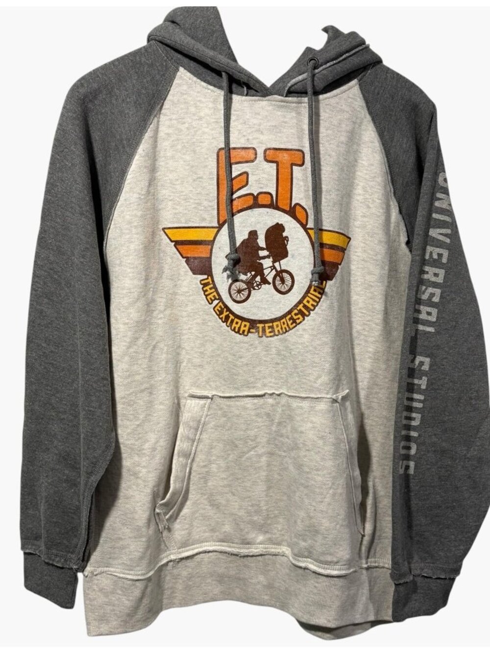 Universal Studios E.T. The Extra Terrestrial Hoodie Sweatshirt Sz Medium NWT